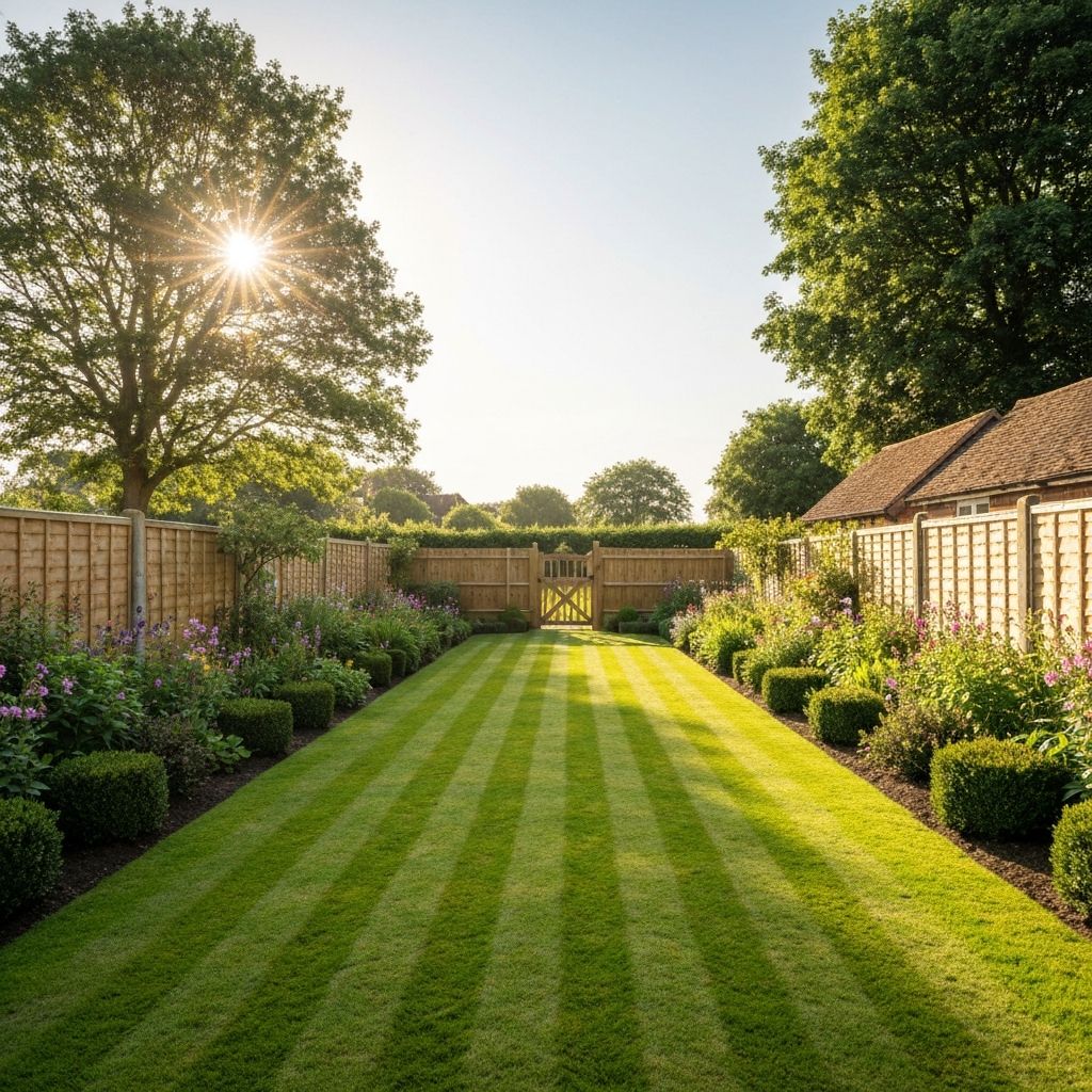 Beautiful maintained garden in Thurnscoe South Yorkshire